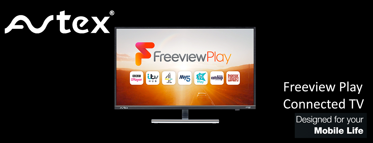 Avtex Avtex 249DSFVP Freeview Play Connected TV +Satellite TV top banner